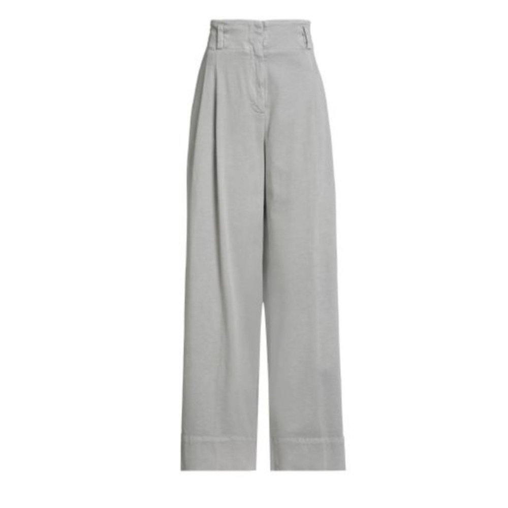 Peserico Gray Wide Leg Pants